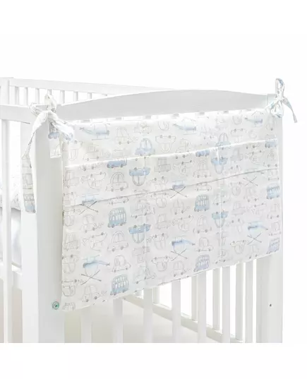 Organizer stof met handgetekende voertuigen