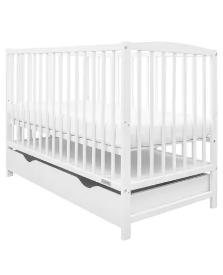 Babybedje Wit Hout met Lade - Modern en Veilig