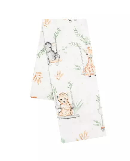 Hydrofiele doek - Zoo print - Beige - Multifunctioneel