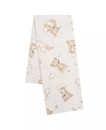 Hydrofiele doek - Teddy bear print - Beige - Zacht