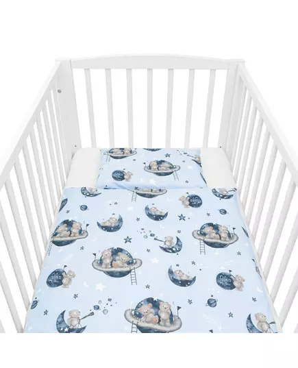 Beddengoedset Teddyberen en sterren 90/120 cm