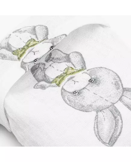 Kussentje met konijnenpatroon - Perfect voor baby's