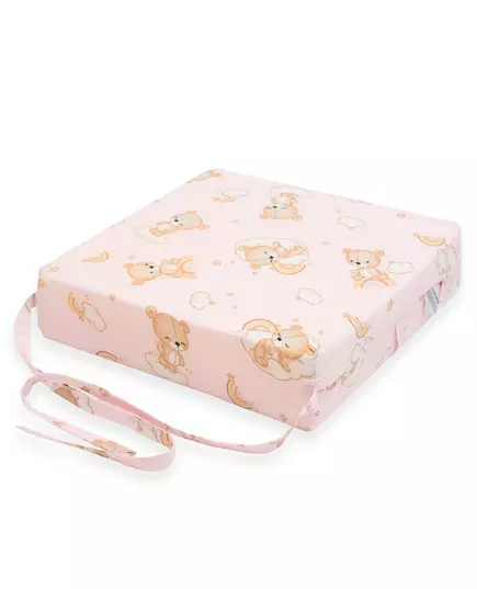 Stoelverhoger - Beer - Roze - Kinderstoel