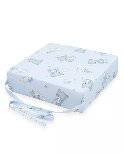 Stoelverhoger Beer - Blauw - Zitkussen - Babyaccessoire