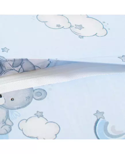 Stoelverhoger Beer - Blauw - Zitkussen - Babyaccessoire
