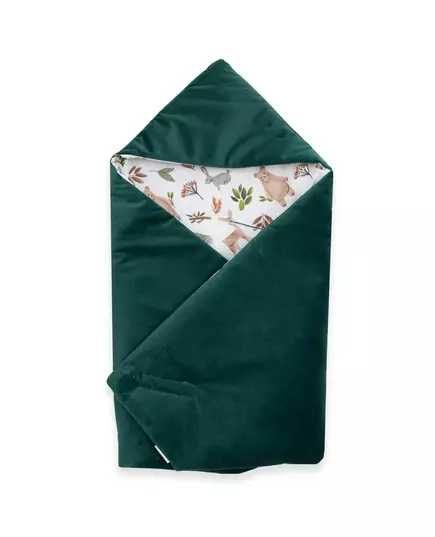 Voetenzak Groen - Gevoerde omslagdoek voor autostoel