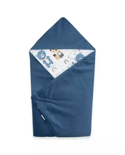 Voetenzak Blauw - Gevoerde omslagdoek voor autostoel