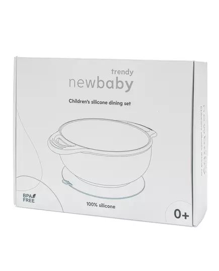 Beige Siliconen Eetset - Kindvriendelijk & Duurzaam