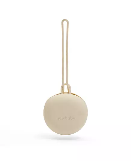 Siliconen speenhouder - Beige - Handige lus