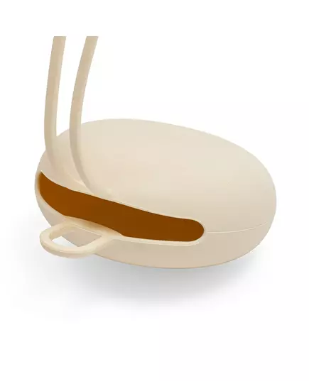 Siliconen speenhouder - Beige - Handige lus