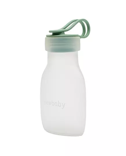 Siliconen Flesje met Mintgroene Dop - Baby Essentials