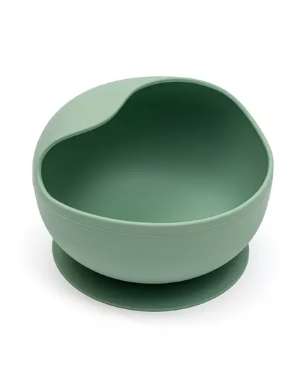 Babykom Groen - Siliconen met Zuignap en Antislip
