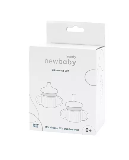Baby Drinkbeker - Lichtbeige - Met Handvatten & Deksel