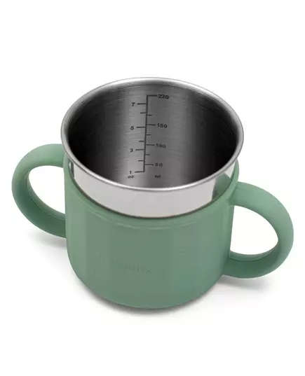Groene 2in1 Drinkbeker van Siliconen voor Kinderen
