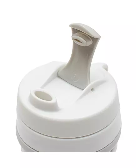 Grijze Opvouwbare Siliconen 2-in-1 Babybeker 350 ml