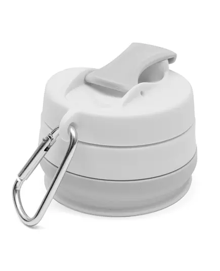 Grijze Opvouwbare Siliconen 2-in-1 Babybeker 350 ml