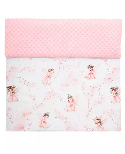 Babydeken met vulling - Fairies print - 80x100 cm