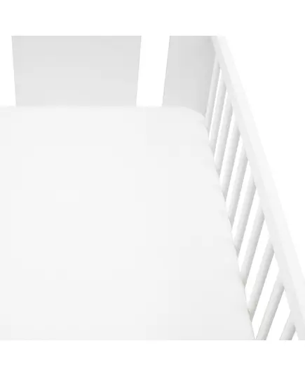Hoeslaken Jersey katoen 120x60 cm - Wit