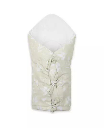 Wikkeldeken kabeltricot met bladeren - Must-Have!