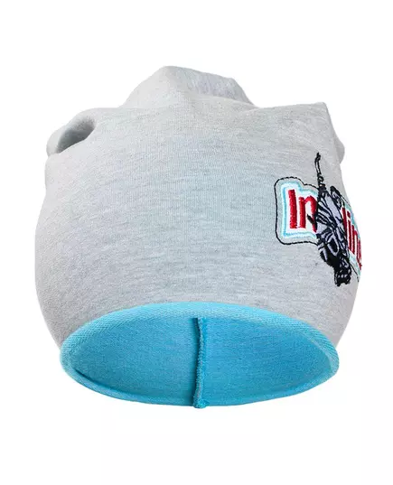 Hondenhoodie - Grijs met blauw accent - Geborduurd - Maat S