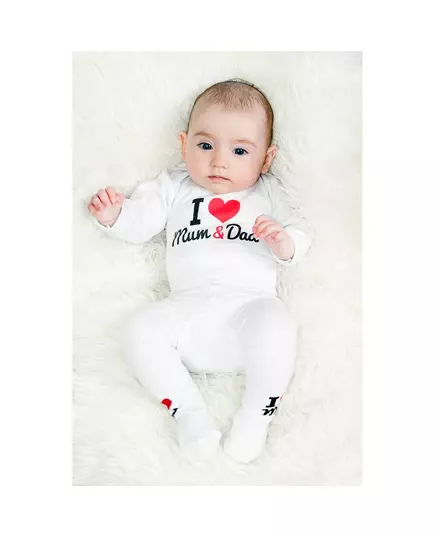 Baby Rompers - I Love Mum & Dad - Katoen - Maat 62 (3-6m)