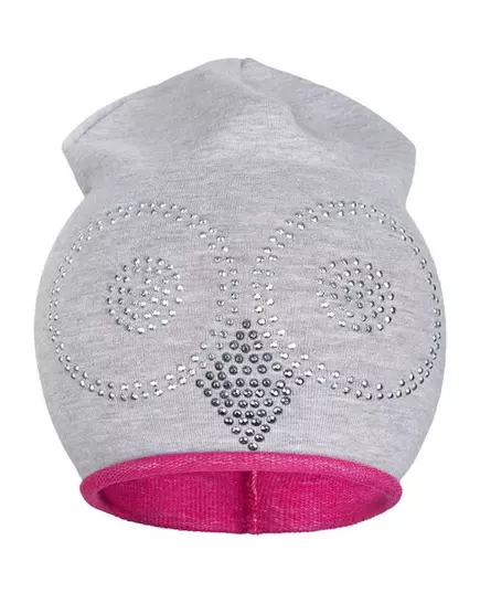 Muts - Grijze uil - Katoen - Maat 86/92 - Baby cap - Hoofdbedekking