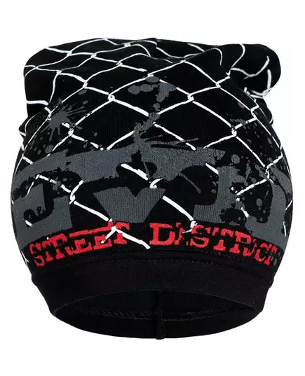 Muts - Zwart - Ademend Katoen - Maat 104 (3-4 jaar) - Evil Street District