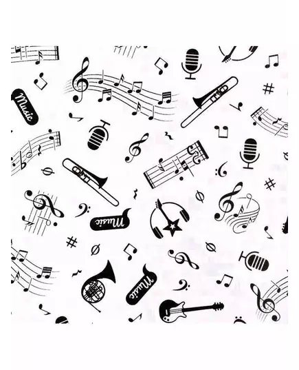 Babybroekjes - Katoenen Half Nappies - Muziekpatroon - Maat 86 (12-18 maanden)