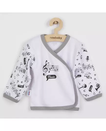 Babyvestje - 100% Katoen - 62 (3-6 maanden) - Muzikale Print