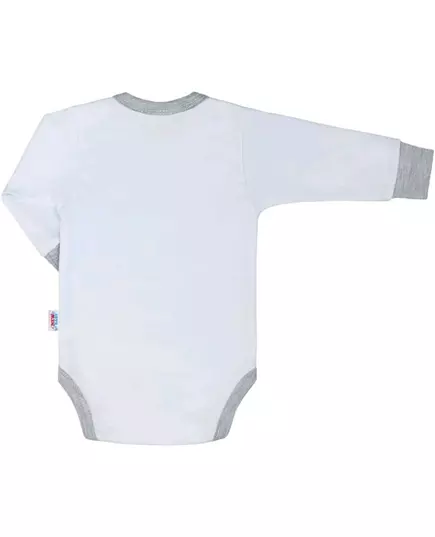 Romper - Lange mouwen - 3D teddybeer applicatie - Luxe katoen