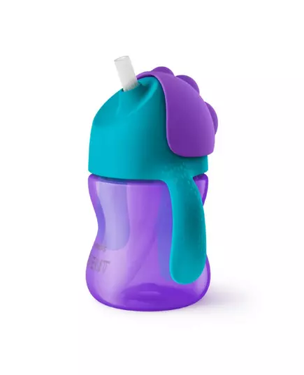 Philips Avent drinkbeker met rietje - 200 ml - Paars - Vanaf 9 maanden