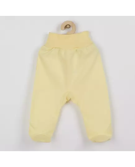 Baby Broekje - Zachtgeel - Met Voetjes - Maat 86 (12-18m)
