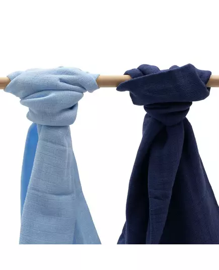 Hydrofiele Luiers - 2 Stuks - Lichtblauw & Donkerblauw