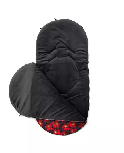 Winter voetenzak rood - fleece & antiallergisch