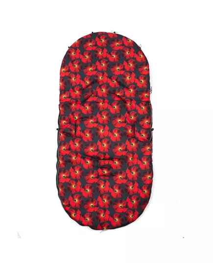 Winter voetenzak rood - fleece & antiallergisch