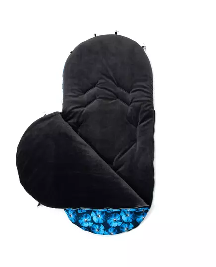 Voetenzak Blauw - Fleece met Minky Voering, Wasbaar