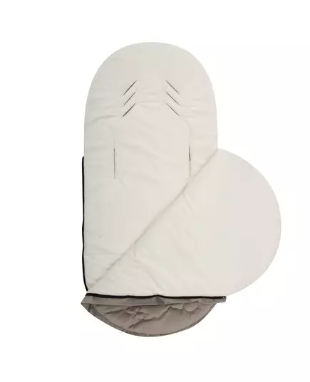Voetenzak Bruin-Ecru Velvet voor Buggy - Universeel