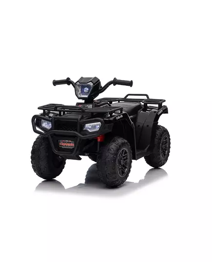 Elektrische Kinderquad – Zwart – 12V – Muziek, LED & 3 Snelheden