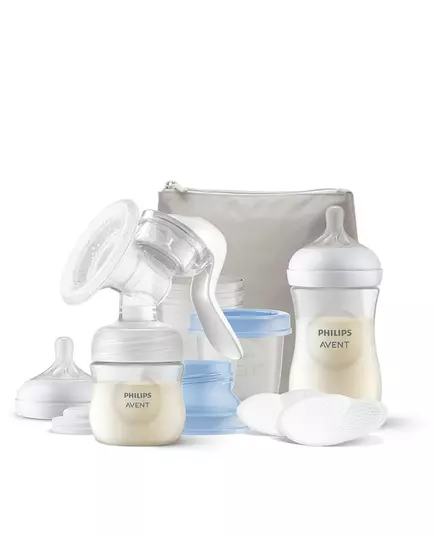 Philips Avent handkolf starterset - Inclusief flessen, bewaarbekers, zoogcompressen en accessoires