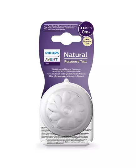 Philips Avent vervangspenen Natural Response - Maat 2 - 0+ maanden
