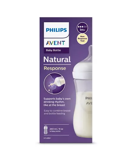 Philips Avent babyfles Natural Response - 260 ml - Vanaf 1 maand