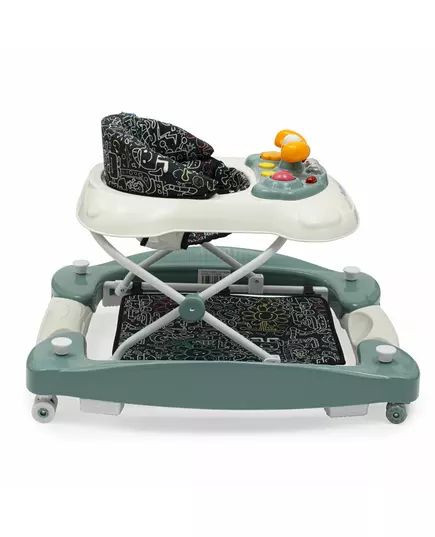 Looptrainer met Schommelstand – Groen – Met Geluid en Siliconen Wielen