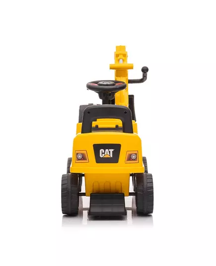 Caterpillar Loopauto Geel – Loopwagen met Graafarm – Stoere Kinderauto