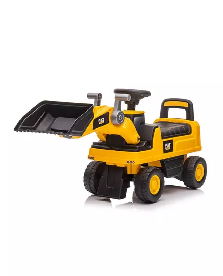 Caterpillar Loopauto Geel – Loopwagen met Geluid en Opbergruimte