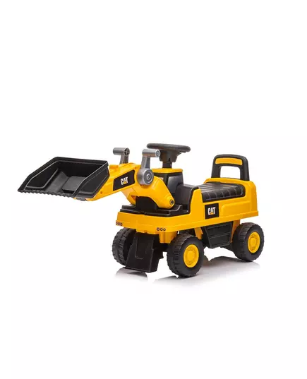 Caterpillar Loopauto Geel – Loopwagen met Geluid en Opbergruimte