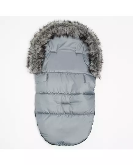 Universele grijze fleece voetenzak voor buggy