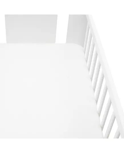 Hoeslaken Baby - Wit - Badstof - 140 x 70 cm - Met Elastiek