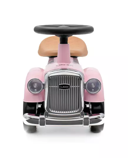 Retro Loopauto Roze – Loopwagen met Geluid en Opbergruimte