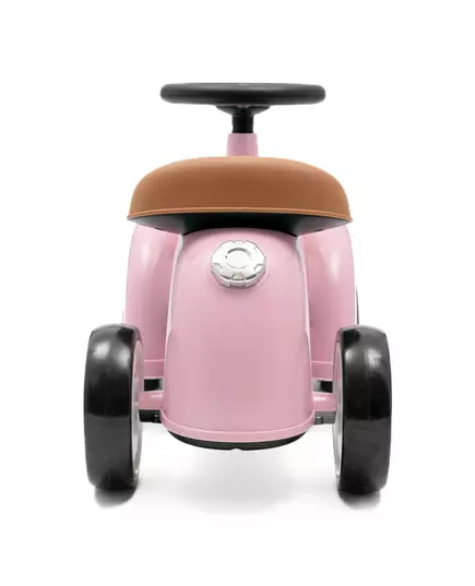 Retro Loopauto Roze – Loopwagen met Geluid en Opbergruimte