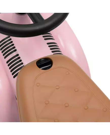 Retro Loopauto Roze – Loopwagen met Geluid en Opbergruimte